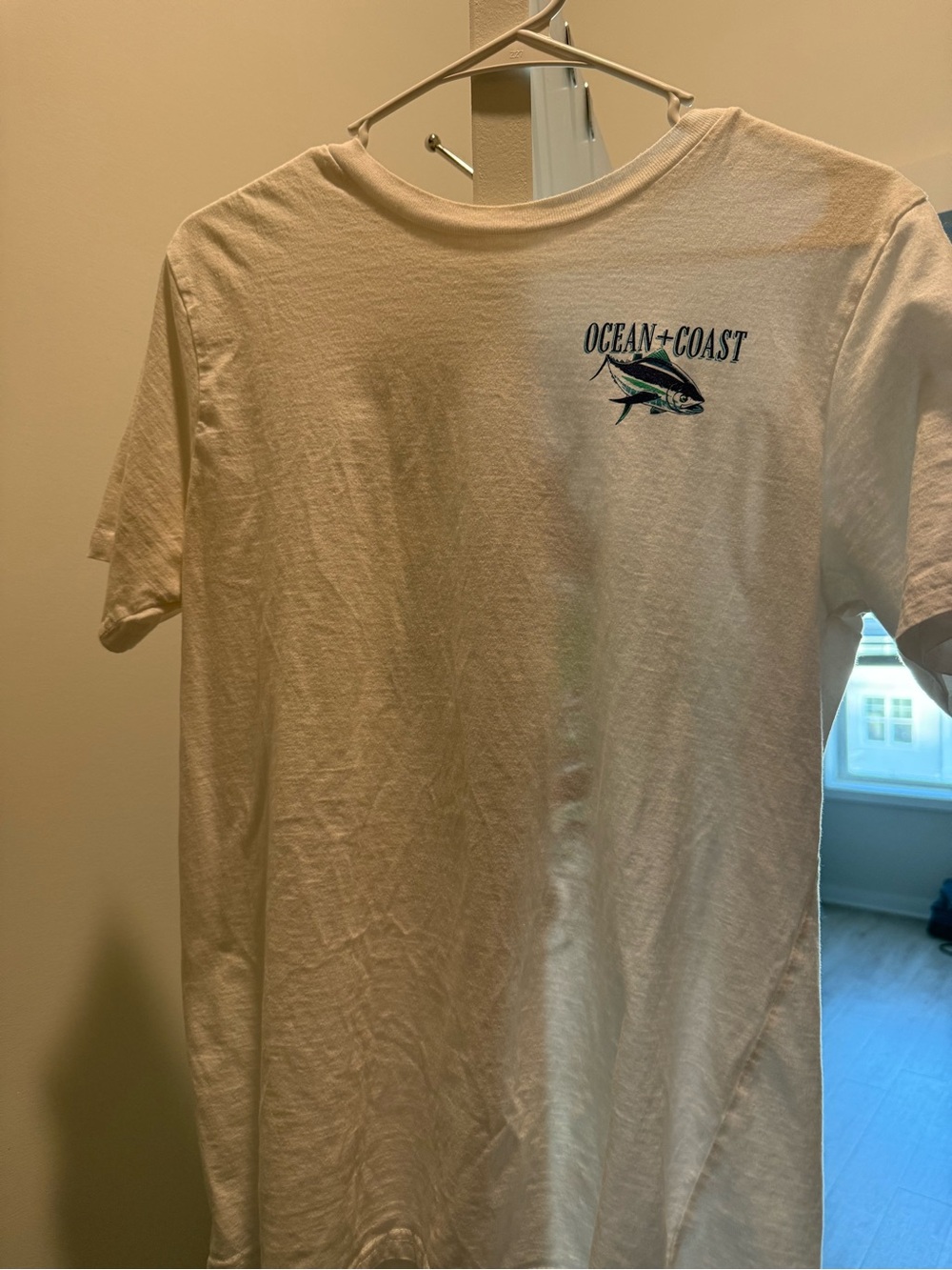 Ocean + Coast White Short-Sleeve Graphic Tee